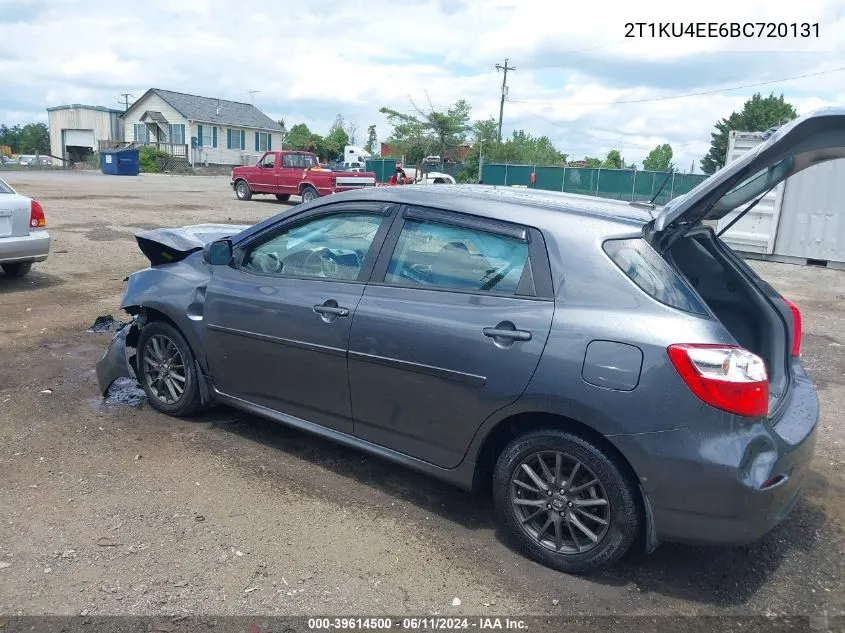 2011 Toyota Matrix VIN: 2T1KU4EE6BC720131 Lot: 39614500