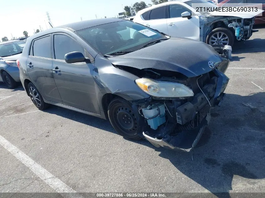 2011 Toyota Matrix VIN: 2T1KU4EE3BC690313 Lot: 39727886