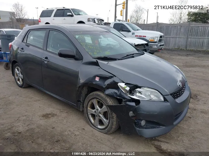 2T1KU4EE2CC795832 2012 Toyota Matrix Wagon