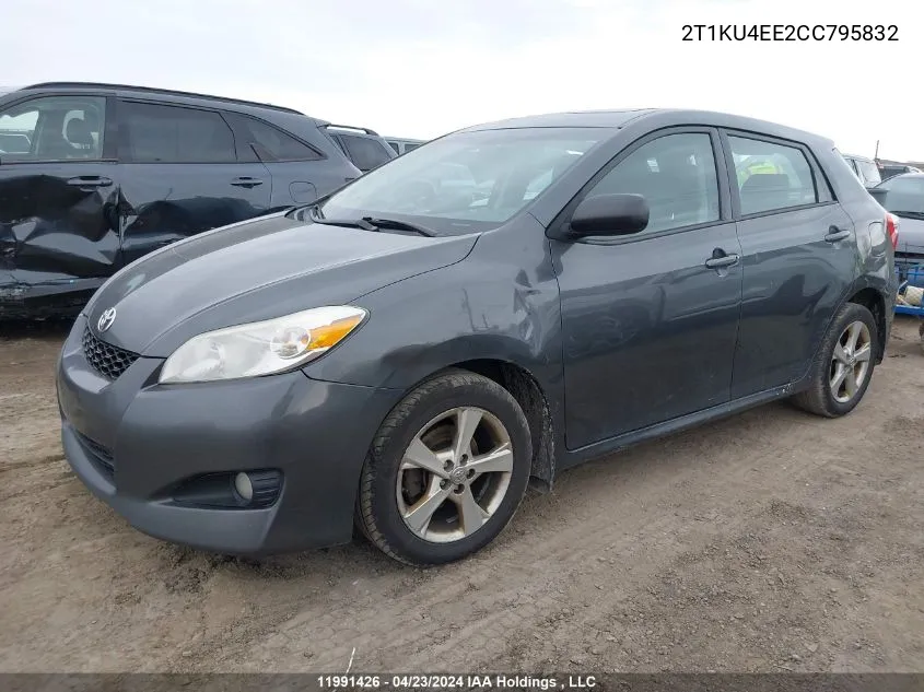 2T1KU4EE2CC795832 2012 Toyota Matrix Wagon