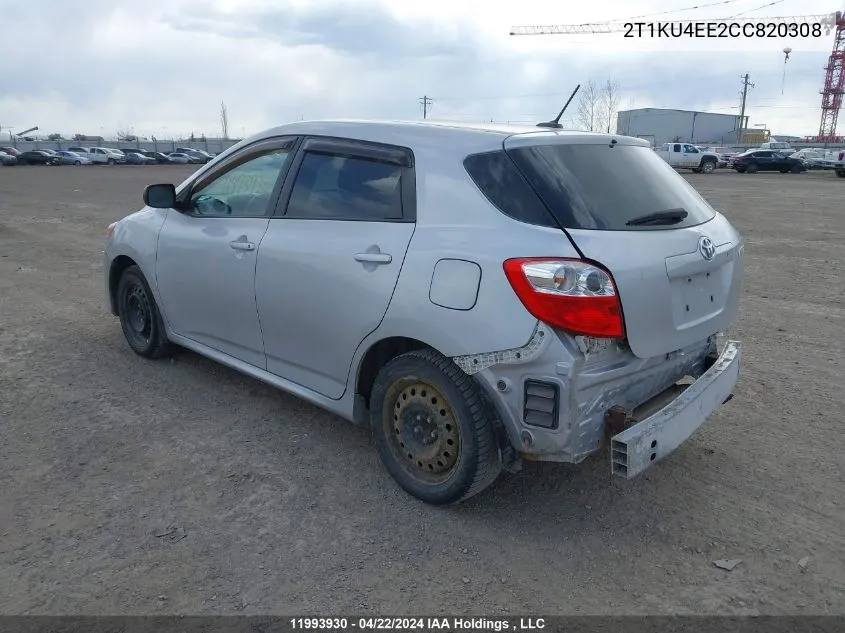 2T1KU4EE2CC820308 2012 Toyota Matrix