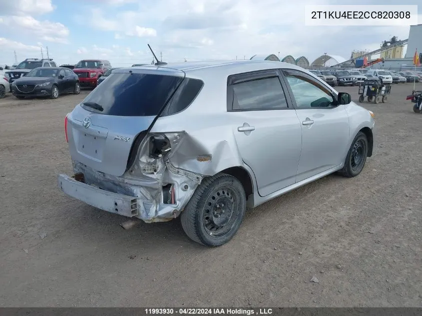 2T1KU4EE2CC820308 2012 Toyota Matrix