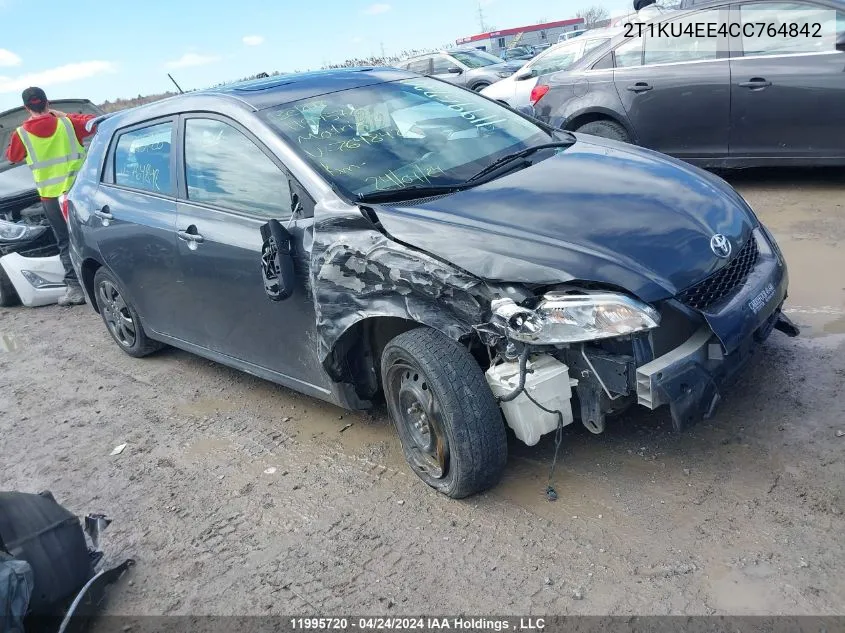 2T1KU4EE4CC764842 2012 Toyota Matrix