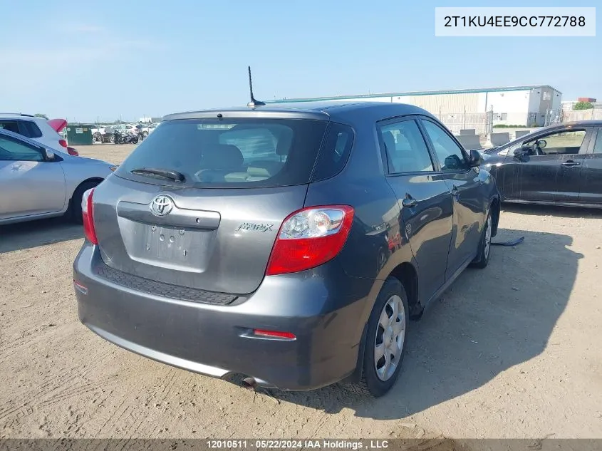 2T1KU4EE9CC772788 2012 Toyota Matrix Wagon