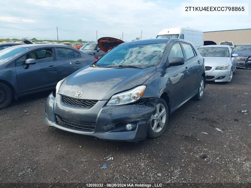 2T1KU4EEXCC798865 2012 Toyota Matrix Wagon