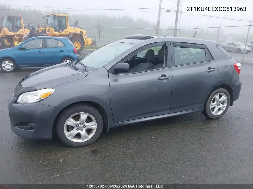 2T1KU4EEXCC813963 2012 Toyota Matrix