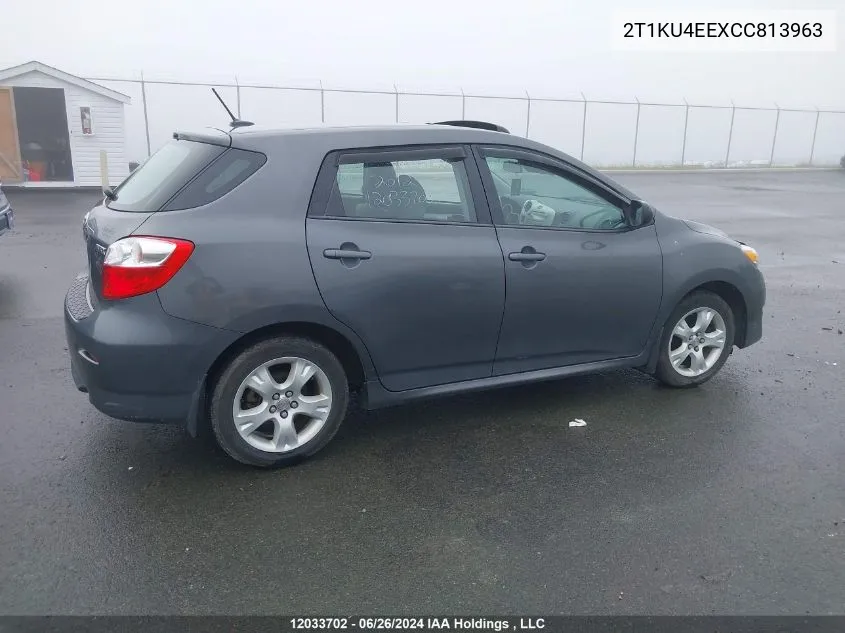 2T1KU4EEXCC813963 2012 Toyota Matrix