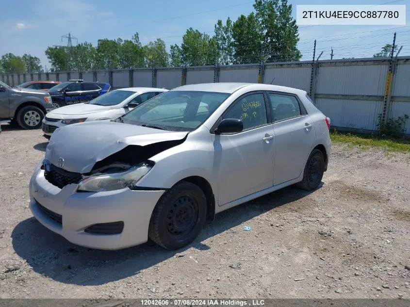 2012 Toyota Matrix VIN: 2T1KU4EE9CC887780 Lot: 12042606