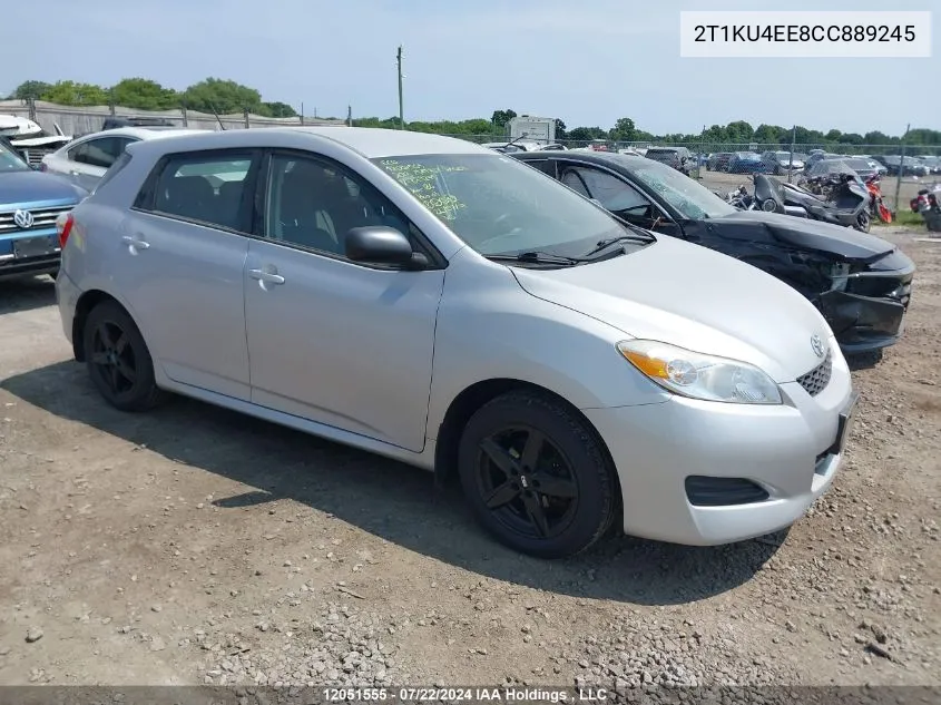 2T1KU4EE8CC889245 2012 Toyota Matrix Wagon