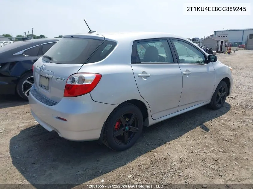 2012 Toyota Matrix Wagon VIN: 2T1KU4EE8CC889245 Lot: 12051555