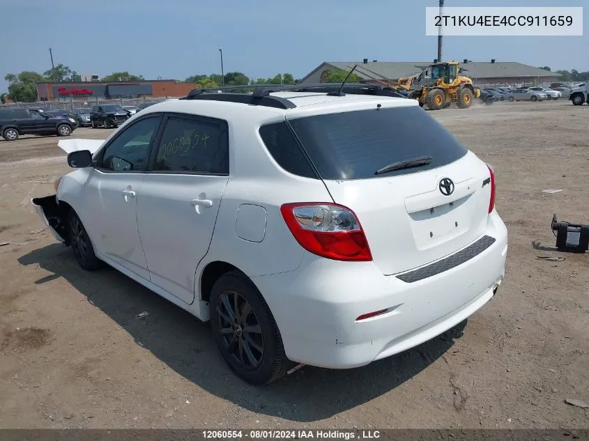 2T1KU4EE4CC911659 2012 Toyota Matrix Wagon