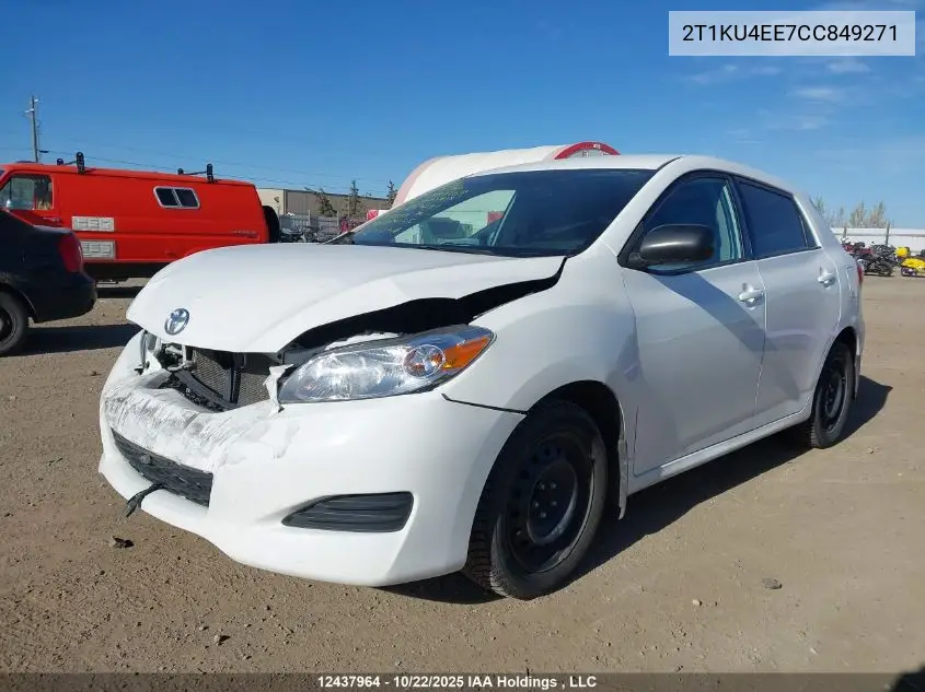2T1KU4EE7CC849271 2012 Toyota Matrix Wagon