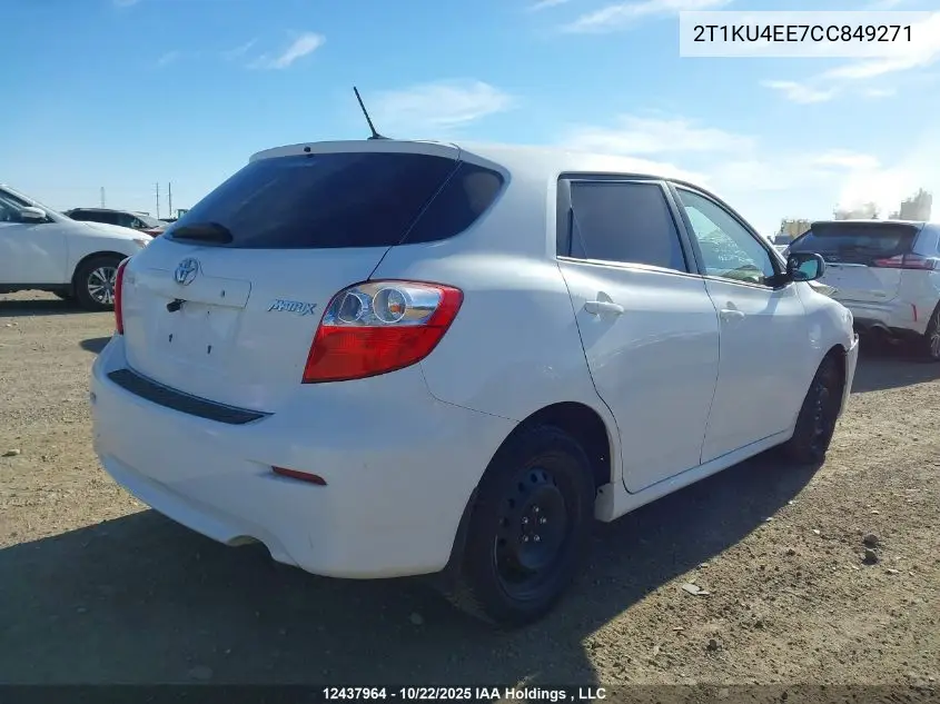 2T1KU4EE7CC849271 2012 Toyota Matrix Wagon