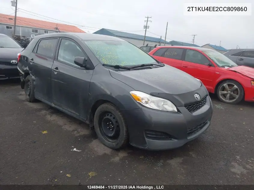2T1KU4EE2CC809860 2012 Toyota Matrix
