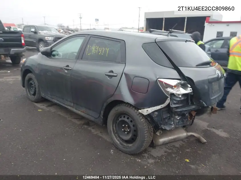 2T1KU4EE2CC809860 2012 Toyota Matrix