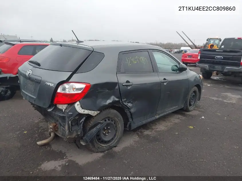 2T1KU4EE2CC809860 2012 Toyota Matrix