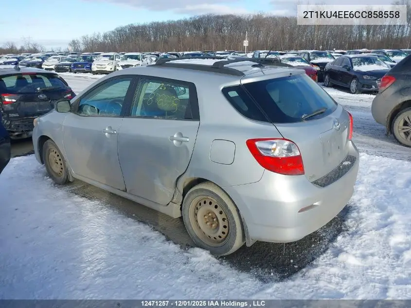 2T1KU4EE6CC858558 2012 Toyota Matrix
