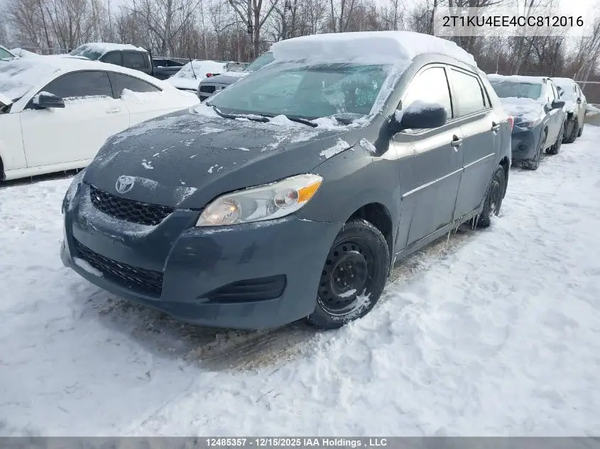 2T1KU4EE4CC812016 2012 Toyota Matrix Wagon