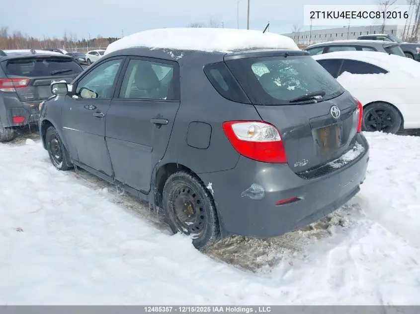 2T1KU4EE4CC812016 2012 Toyota Matrix Wagon