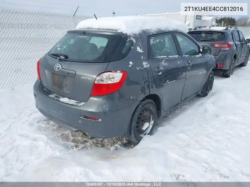 2T1KU4EE4CC812016 2012 Toyota Matrix Wagon