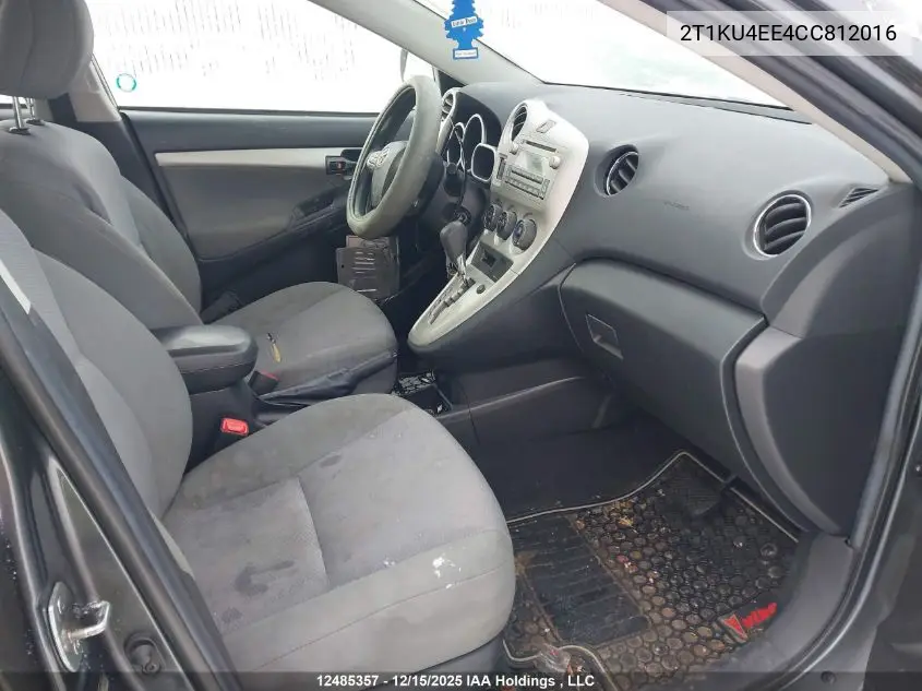 2T1KU4EE4CC812016 2012 Toyota Matrix Wagon