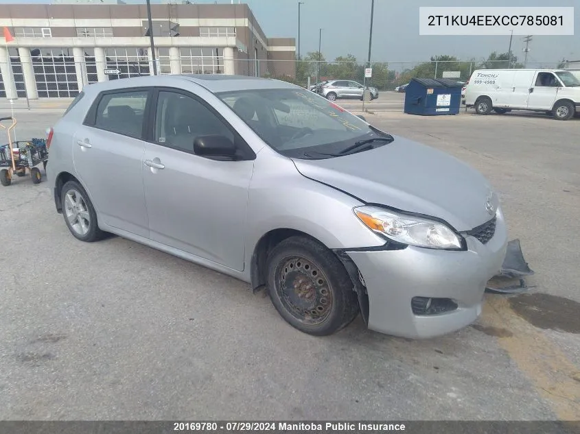 2T1KU4EEXCC785081 2012 Toyota Matrix