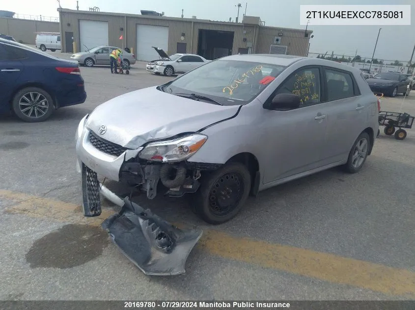 2T1KU4EEXCC785081 2012 Toyota Matrix