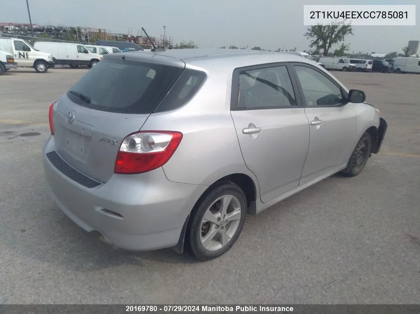 2T1KU4EEXCC785081 2012 Toyota Matrix