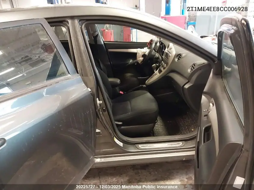 2T1ME4EE8CC006928 2012 Toyota Matrix Xrs