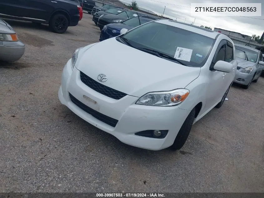 2T1KE4EE7CC048563 2012 Toyota Matrix S