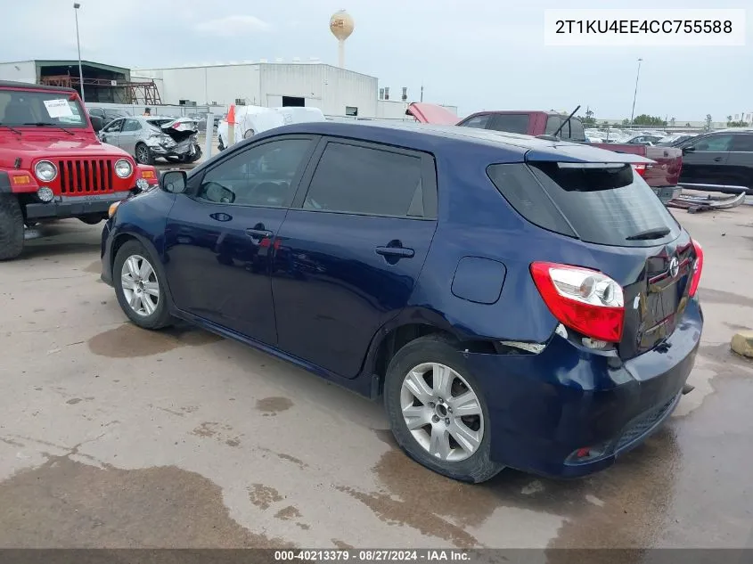 2T1KU4EE4CC755588 2012 Toyota Matrix L