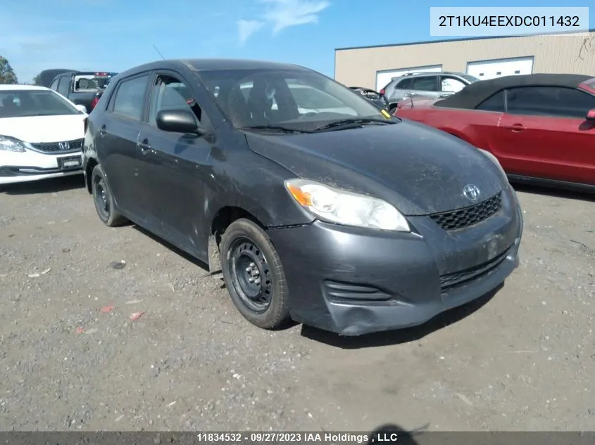 2013 Toyota Matrix VIN: 2T1KU4EEXDC011432 Lot: 11834532