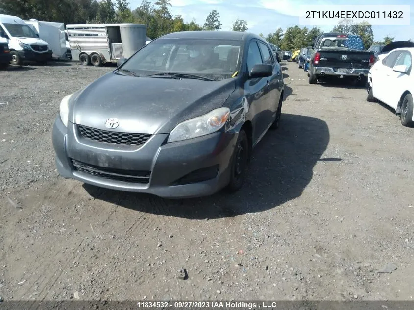 2013 Toyota Matrix VIN: 2T1KU4EEXDC011432 Lot: 11834532