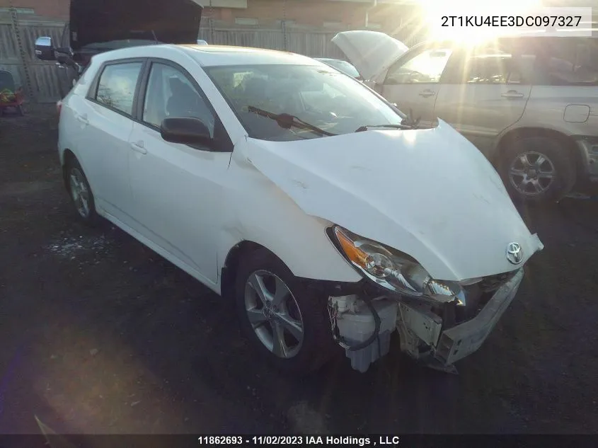 2T1KU4EE3DC097327 2013 Toyota Matrix