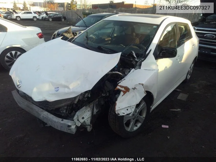 2T1KU4EE3DC097327 2013 Toyota Matrix