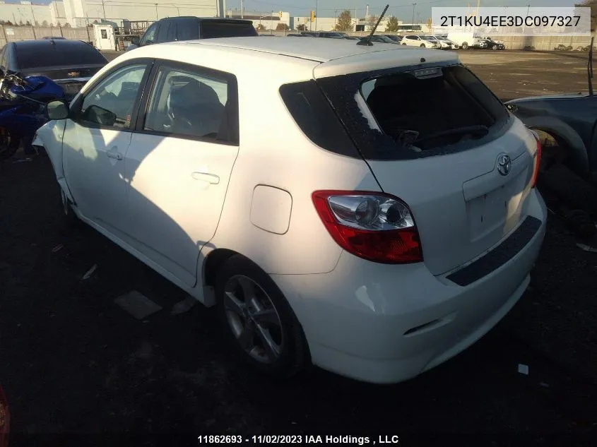 2013 Toyota Matrix VIN: 2T1KU4EE3DC097327 Lot: 11862693