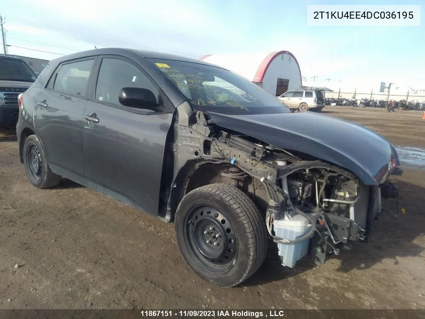 2T1KU4EE4DC036195 2013 Toyota Matrix