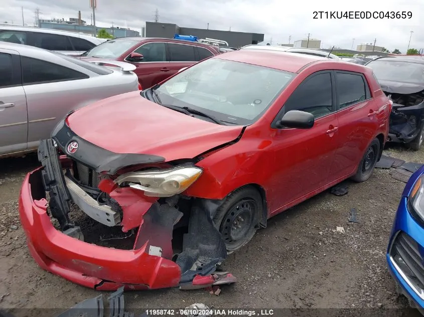 2T1KU4EE0DC043659 2013 Toyota Matrix