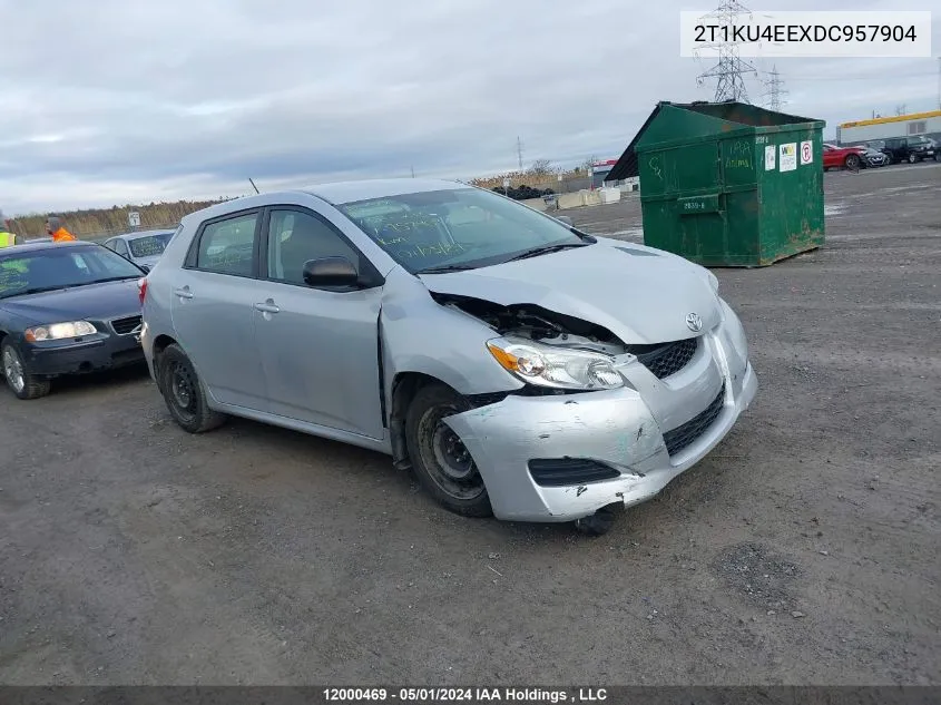 2T1KU4EEXDC957904 2013 Toyota Matrix Wagon