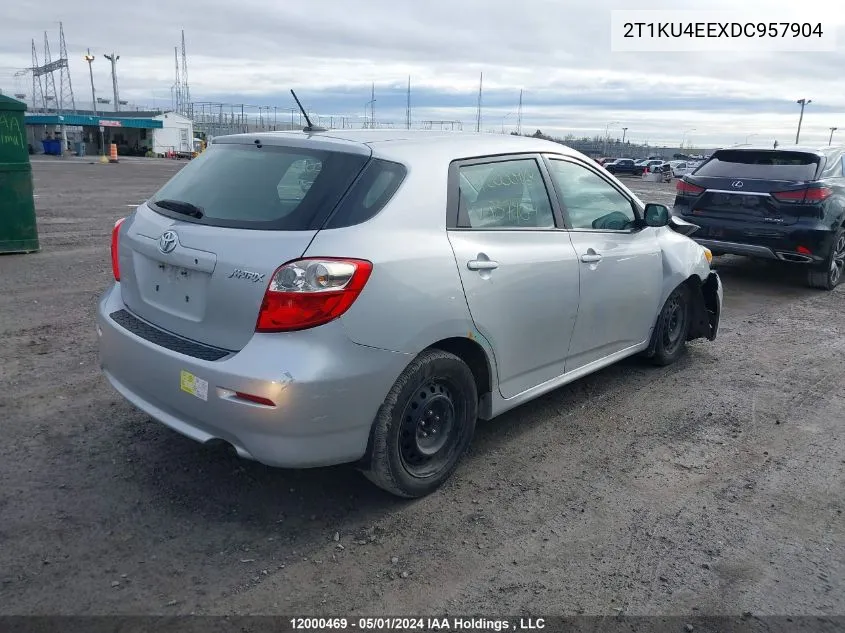 2T1KU4EEXDC957904 2013 Toyota Matrix Wagon