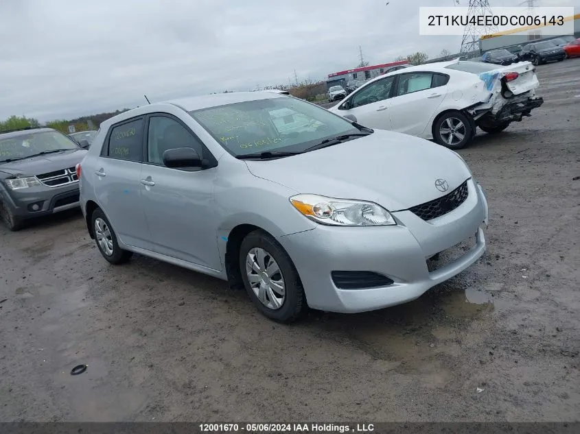 2T1KU4EE0DC006143 2013 Toyota Matrix