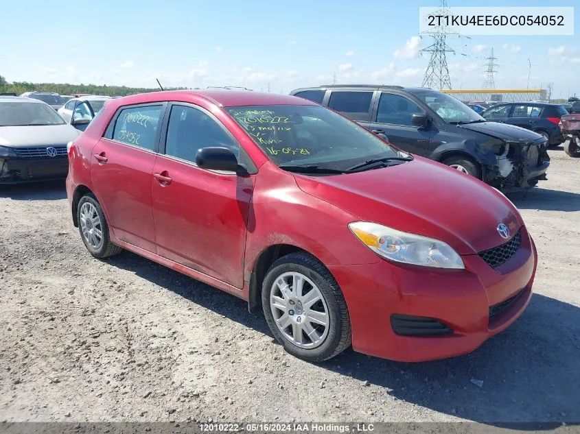 2013 Toyota Matrix Wagon VIN: 2T1KU4EE6DC054052 Lot: 12010222