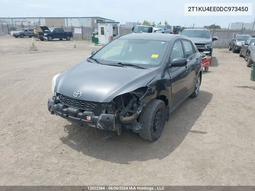 2013 Toyota Matrix Wagon VIN: 2T1KU4EE0DC973450 Lot: 12022364