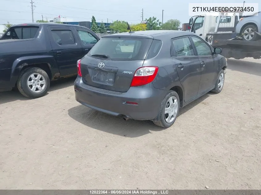 2T1KU4EE0DC973450 2013 Toyota Matrix Wagon