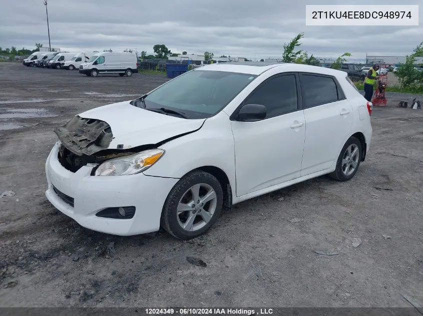 2T1KU4EE8DC948974 2013 Toyota Matrix Wagon