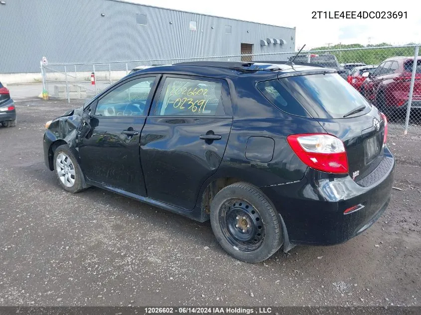 2T1LE4EE4DC023691 2013 Toyota Matrix