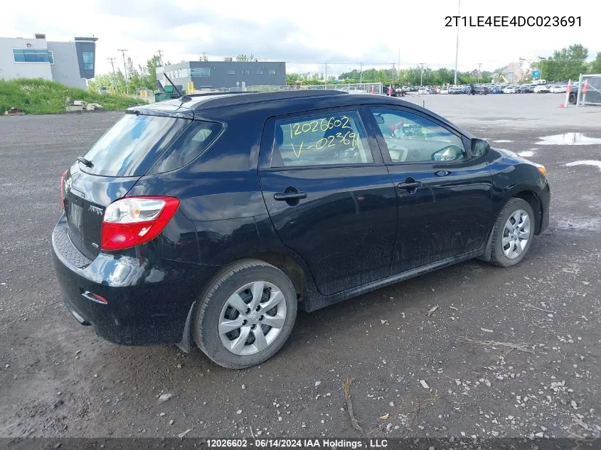 2T1LE4EE4DC023691 2013 Toyota Matrix