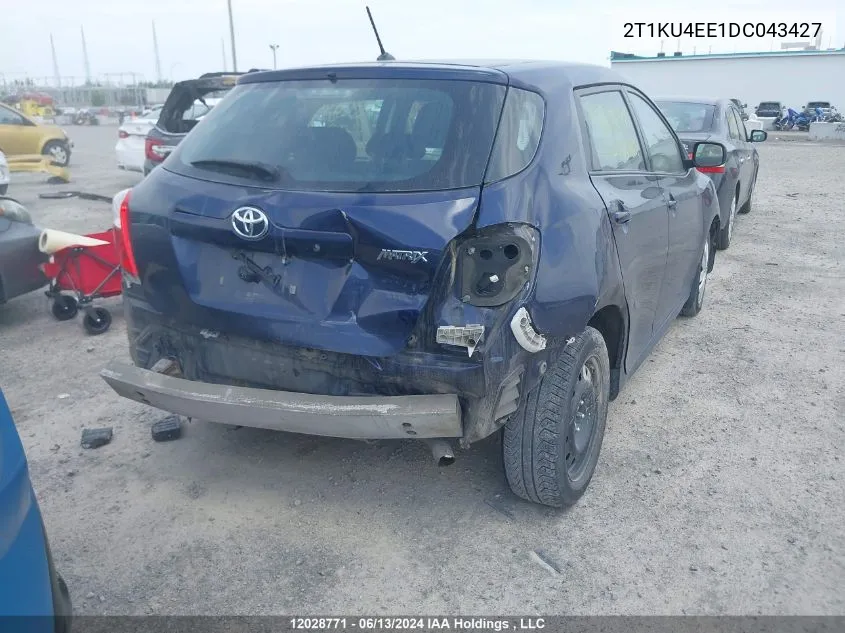 2T1KU4EE1DC043427 2013 Toyota Matrix