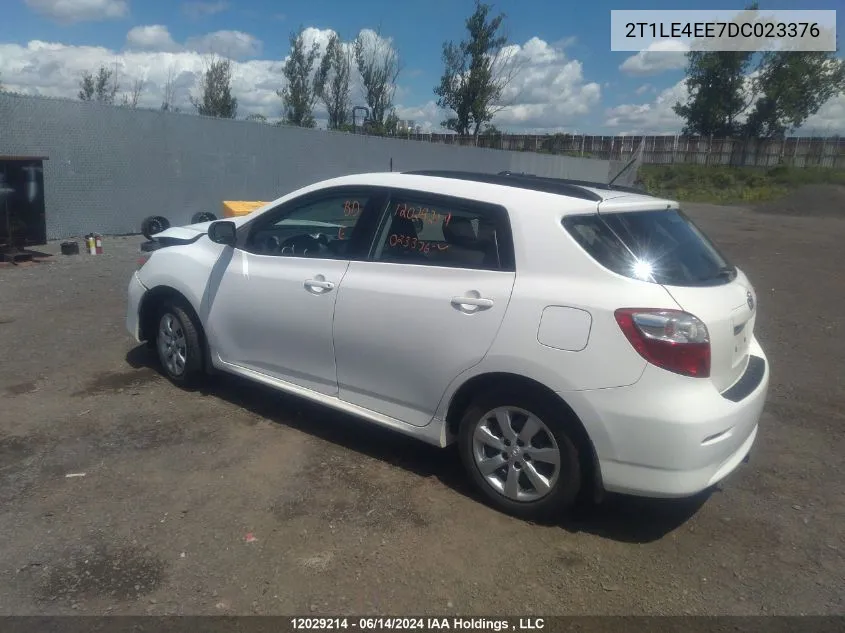 2013 Toyota Matrix VIN: 2T1LE4EE7DC023376 Lot: 12029214