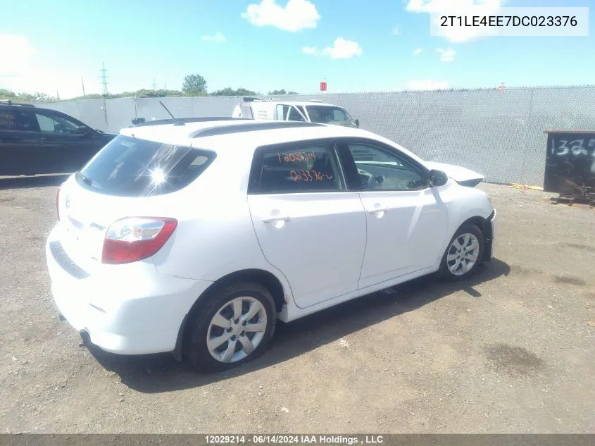 2T1LE4EE7DC023376 2013 Toyota Matrix